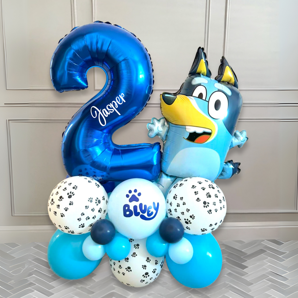 DIY Bluey Balloon Stack Kit | No Helium | Personalised Birthday Balloons
