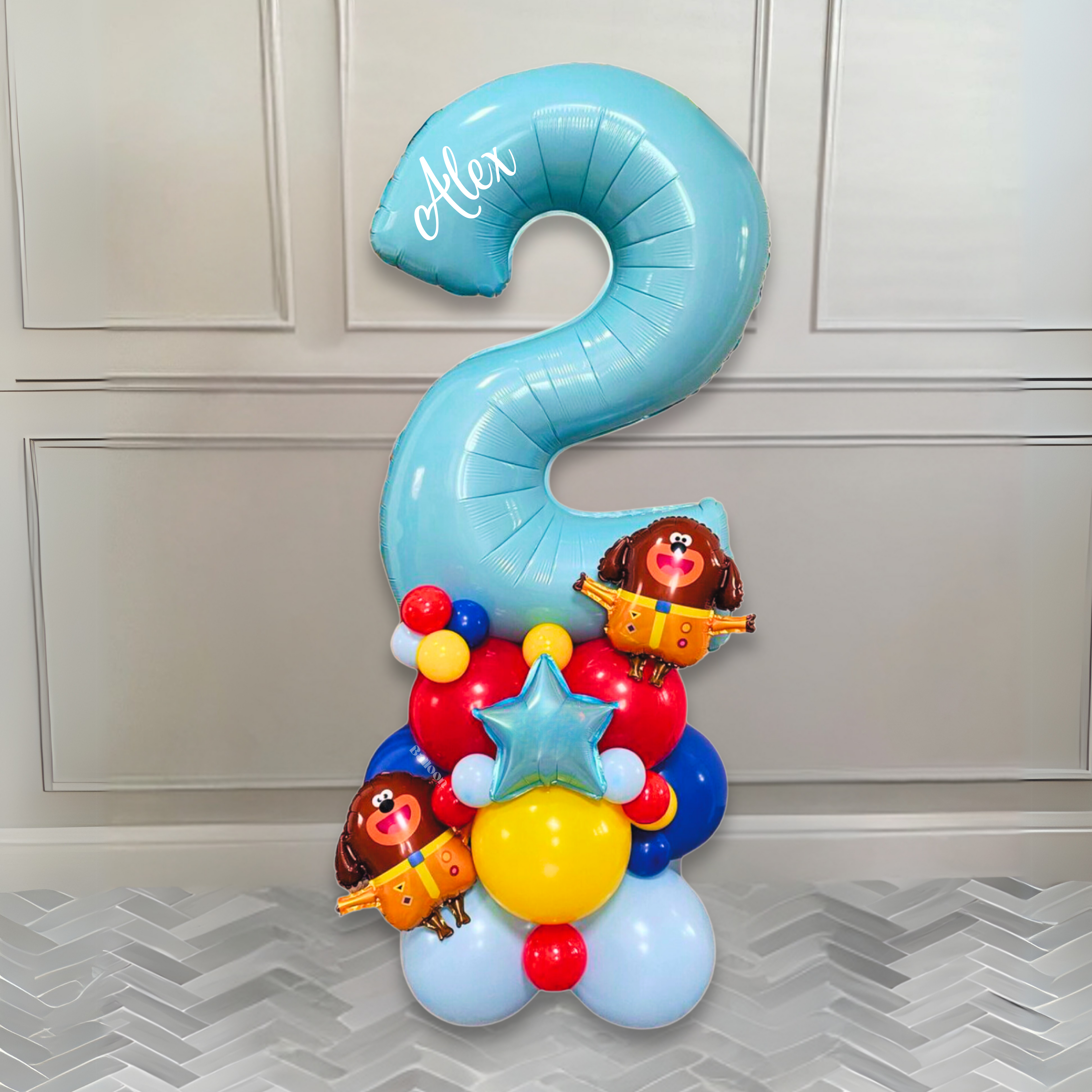 Hey Duggee Balloon Stack - DIY Kids Birthday Kit
