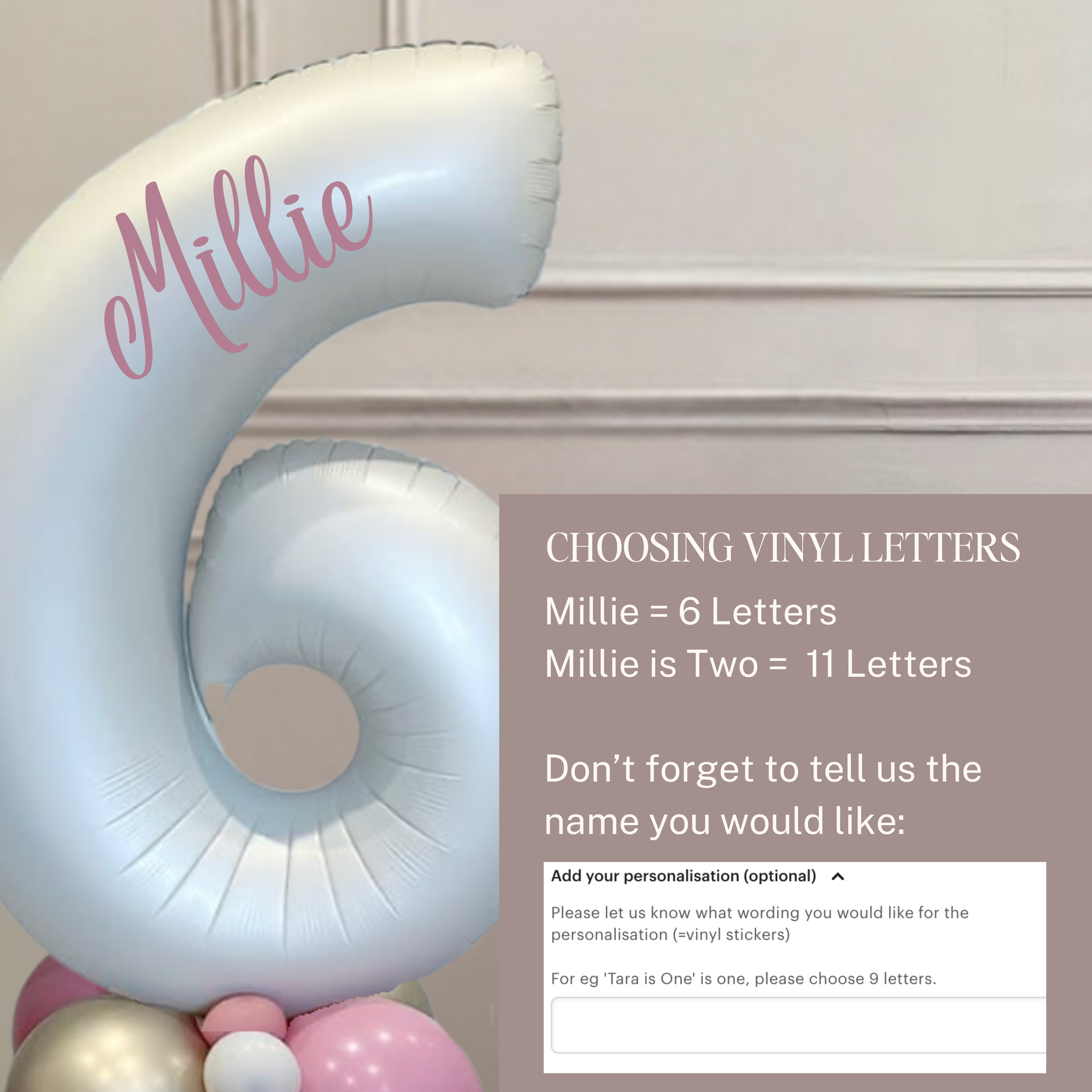 Luxury Blush Pink, Mily White & Gold Balloon Stack – DIY Birthday Decoration Kit | Custom Number | No Helium | 18th, 21st, 30th, 40th