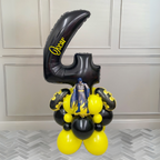 DIY Batman Balloon Stack | Superhero Birthday Balloons