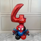 DIY Spiderman Personalised Balloon Sculpture Kit | No Helium| Superhero Balloons |Personalised balloons| Spider-Man Party Decor